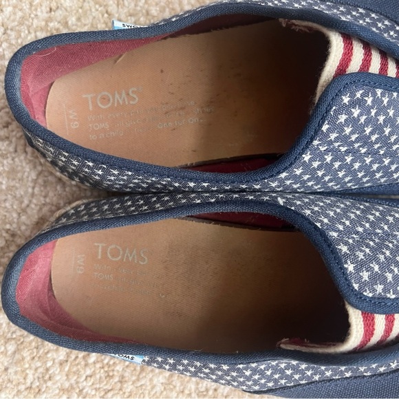 Toms Palmera Americana Canvas shoes sz 10 - Picture 8 of 8